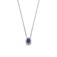 collier saffier zirkonia