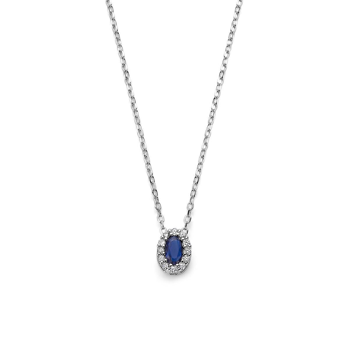 collier saffier zirkonia